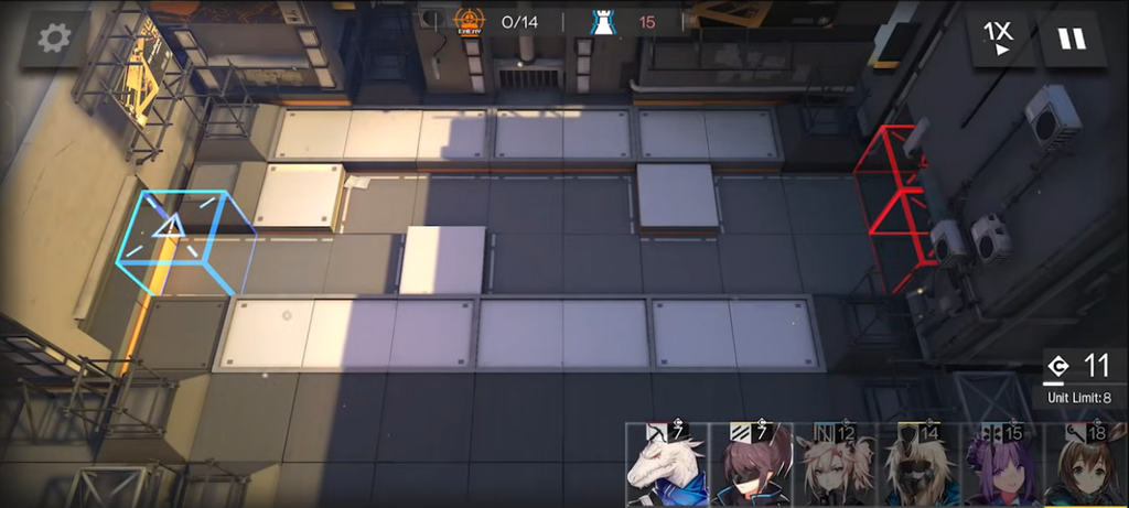 The combat system of Arknights