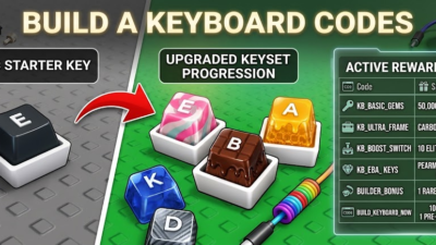 Roblox Build a Keyboard codes banner