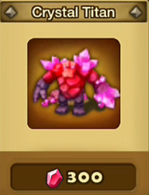 The Crystal Titan in Summoners War: Sky Arena
