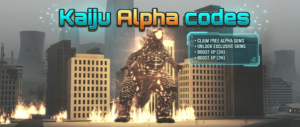 Roblox Kaiju Alpha codes banner