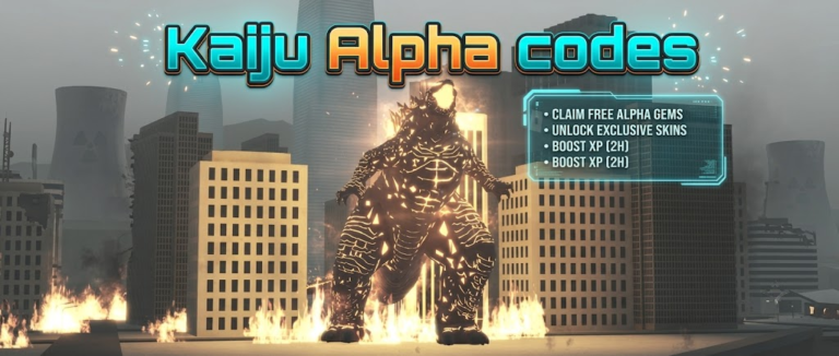 Roblox Kaiju Alpha codes banner