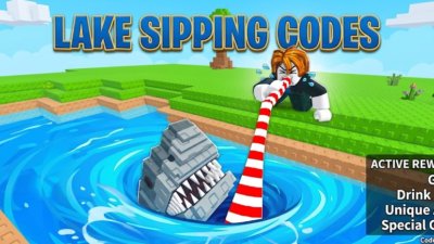 Roblox Lake Sipping codes banner