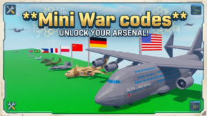 Roblox Mini War codes banner