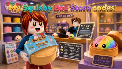 Roblox My Squishy Box Store codes banner