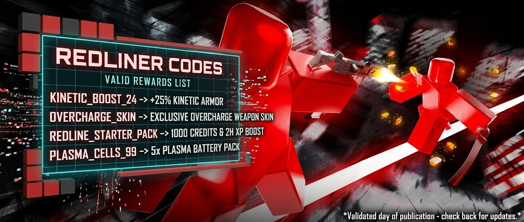 Roblox Redliner codes for September 2026 – Free Crimson Rewards
