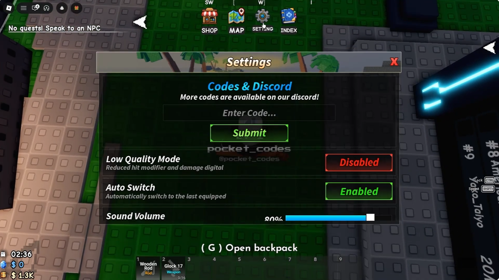Reeled code redeem