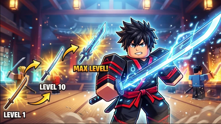 Roblox Level Your Weapon game