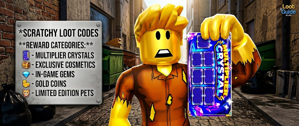 Roblox Scratchy Loot Codes for September 2026 – Free Luck and Coin Potions