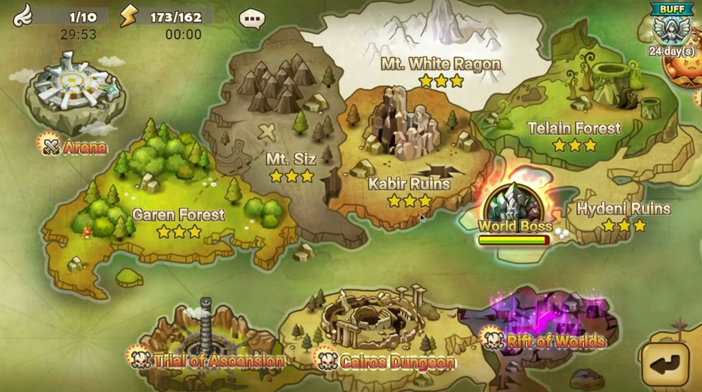 Scenario game mode in Summoners War: Sky Arena