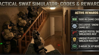 Roblox Tactical Swat Simulator codes banner