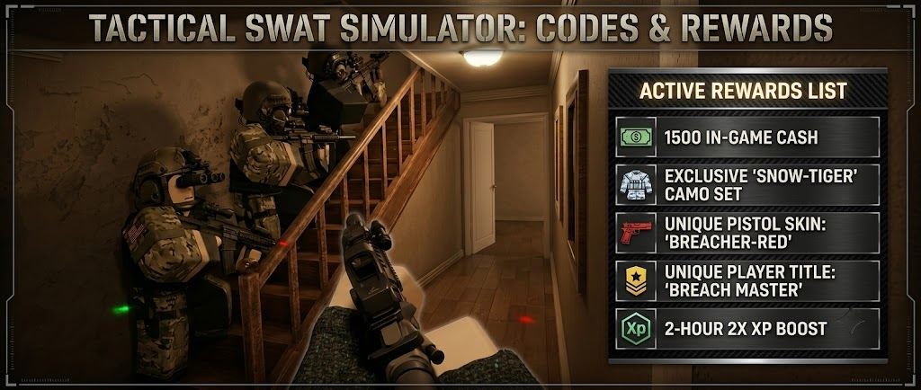Roblox Tactical Swat Simulator Codes for September 2026