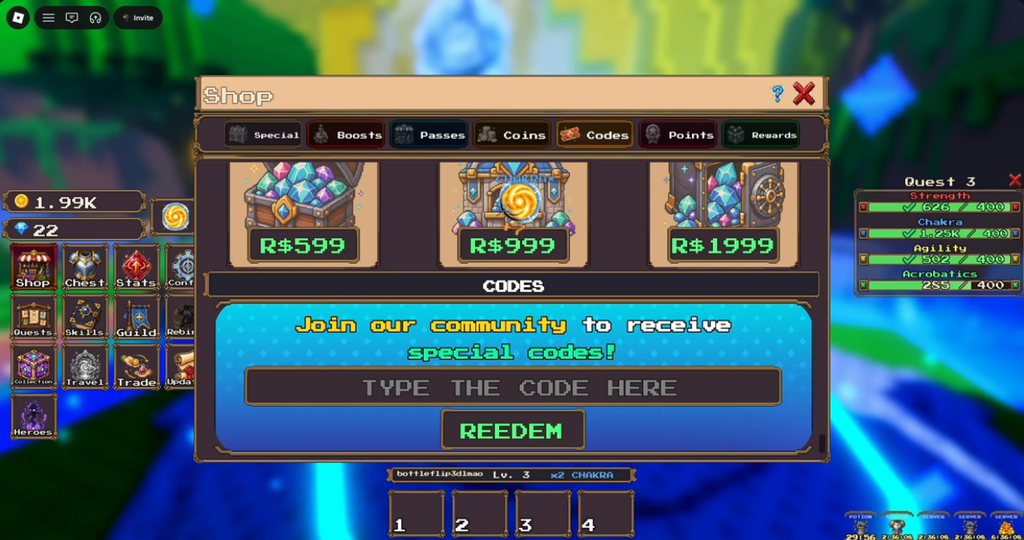 Voxel Fighters code redeem