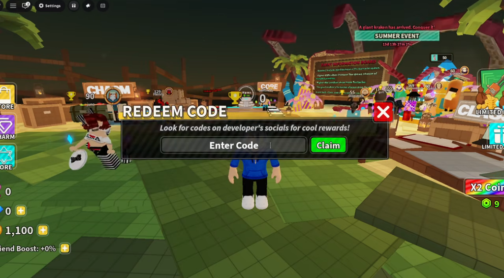 Zombie Island code redeem